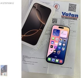 Resim Apple iPhone 16 Pro İkinci El TR | 512 GB | Çöl Titanyum 