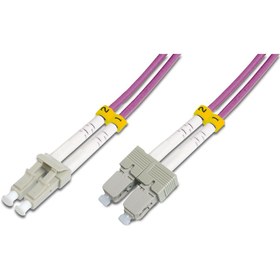 Resim Beek Lc-sc Fiber Optik Patch Kablo, Multimode Om 4 50/125 Duplex, 3.0mm, Lszh, 10 Metre 