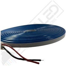 Resim 12 Volt 6x12mm Mavi Esnek Neon Led 5 M 