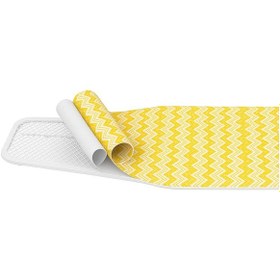 Resim Ütü Masası Kılıfı Keçeli Sarı Zikzak Desen Battal Boy Xxl Pamuklu Yanmaz Üretim Sarı 