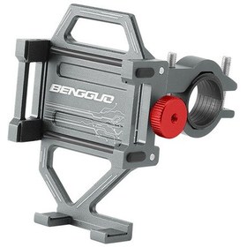 Resim Tenfowee Bisiklet Ve Elektrikli Scooter İçin Dayanıklı Alüminyum Telefon Tutucu - Titanyum Renkli, Navigasyon Ve Teslimat İçin İdeal Diğer 