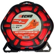 Resim Echo Misina 3.3mm 46metre 8 Köşe Turuncu 
