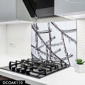 Resim Olinpa Cam Ocak Arkası Koruyucu | Kış Model 