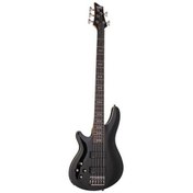 Resim Schecter Omen-5 LH Solak Bas Gitar (Gloss Black) 