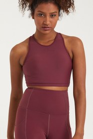 Resim GRAB Bordo Halter Yaka Spor Sütyeni 