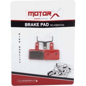 Resim Motorx Mtb Bp-10 Fren Disk Bisiklet Balatası (Deore Model) Em. | kırmızı 