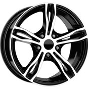 Resim R1 Wheels 17 inç 5*120 ET34 Parlak Siyah Jant Takımı (J-1658) 