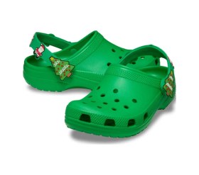 Resim Crocs Classic Holiday Icons Lightsb Clog K Yeşil Çocuk Terlik-10853 Yeşil 