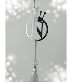 Resim Aker Hediyelik Şık Dekoratif N Harfi Çift Taraflı Ayna N Yazılı Harf Ayna Pleksi Araba Dikiz Aynası Süsü 