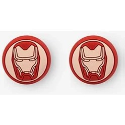 Resim Silikon Analog Kumanda Kavrama Kapağı Başparmak Çubuğu Ps4 Ps3 Xbox 360 Xbox One Nitntend Switch Pro Wii U Kumandası Oyun Aksesuarları Için Joystick Kapağı (Iron Man) 