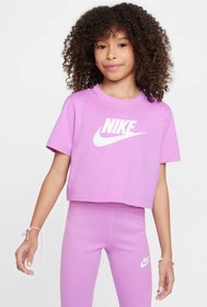 Resim Nike Sportswear Mor Kız Çocuk Kısa Kol T-Shirt 