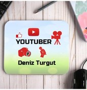 Resim Youtuber Hediye Özel Isimli Mouse Pad 