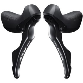 Resim Shimano 105 St-r7000 Vites Fren Kolları 2x11 Siyah 