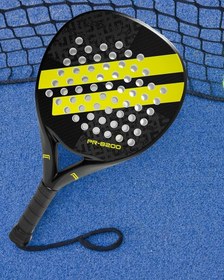 Resim Karbon Fiber Padel Raketi Sarı 
