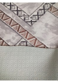 Resim Aslan Home Kilim Desenli Yıkanabilir Kaymaz Taban Dört Mevsimlik Salon, Banyo, Balkon, Genç Odası Kesme Yolluk Metalik 