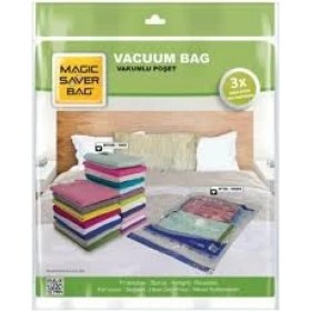Resim 80X100 Xxl Vakumlu Poşet Hurç Bag (4887) 