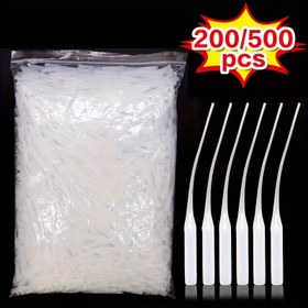 Resim 200/500 adet Mikro Uçlu ve Uzatıcı ile Hassas Yapıştırıcı Uygulayıcı, El Sanatları, Laboratuvar Dağıtımı, Ayakkabı Tamiri için Uygun 
