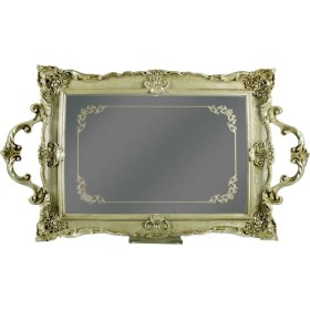 Resim Gitti Gitti Dikdörtgen Epoksi Cam Tepsi 