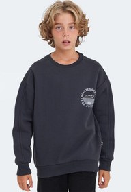 Resim LONE Unisex Çocuk Sweatshirt Koyu Gri 