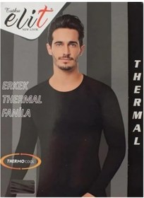 Resim Tutku Elit 1307 Uzun Kollu Erkek Termal İçlik Siyah 