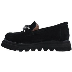 Resim Poletto Hakiki Deri Sıyah Loafer Düz 06 134 3-1961 Siyah 