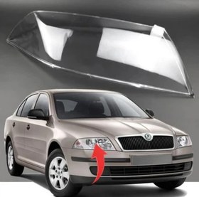 Resim Skoda Octavia 2 2004-2008 Sol Far Camı 