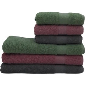 Resim Sertay 50x90/70x140 Pamuk Bukle El/banyo Havlu Petek Set-1 Çok Renkli 
