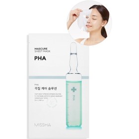Resim Missha Pha İçerikli Ölü Deri Yaprak Maske 1 Adet Mascure Peeling Solution Sheet Mask 