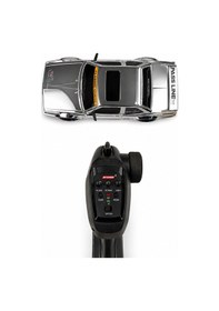 Resim 1/16 4wd 50 Km Hızlı E30 Rc Drift Uzaktan Kumandalı Yedek Lastikli Oyuncak Drift Araba Gri 