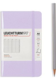 Resim Leuchtturm1917 Adres Defteri, Sert Kapak, 100 Gr. Kağıt, Leylak Kapak, A6 