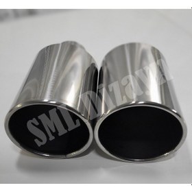 Resim 120 Mm Egzoz Başlığı 120lik Egzos-egsoz Ucu 2 Adet 