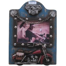 Resim Dekoratif Metal Çerçeve Motosiklet Dekorlu Vintage Hediyelik 