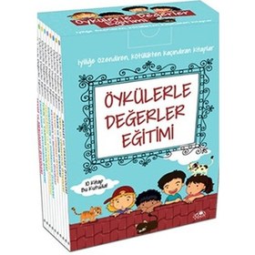 Resim Öykülerle Değerler Eğitimi Seti - 10 Kitap Takım - Saide Nur Dikmen - Uğurböceği 