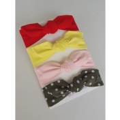 Resim Swan Butik Kız Çocuk Bebek Bandana Toka Seti 4'lü 
