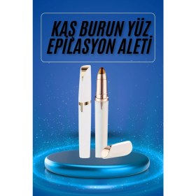 Resim Kaş Bıyık Epilasyon Aleti Ince Uçlu Yüz Için Tüy Alıcı Pilli - Lisinya 
