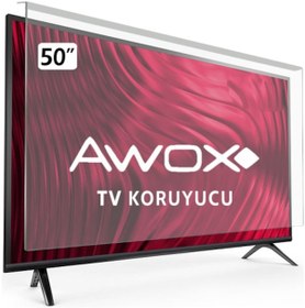 Resim Awox Uyumlu 50" inç 127 Ekran Tv Ekran Koruyucu 