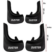Resim Dacia Duster Paçalık Tozluk Çamurluk Ön Arka 4 Lü Set 