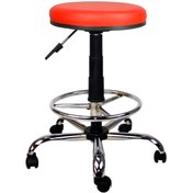 Resim Bürocci Metal Ayaklı Yüksek Tabure-Kırmızı-2999T0116 