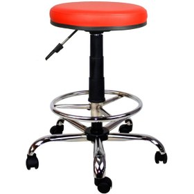 Resim Bürocci Metal Ayaklı Yüksek Tabure-Kırmızı-2999T0116 