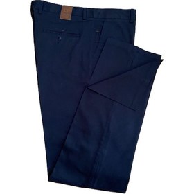 Resim Gruva Erkek Regular Fit Normal Kesim Likralı Esnek Rahat Mevsimlik Gabardin Keten Pantolon Lacivert 