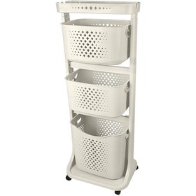 Resim Titiz Krem Kat Kat Sepet Organizer (0262-01-226-99-241457) 