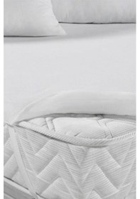 Resim Divanev Yastık Kılıflı Micro Alezi 90x190 Cm Tek Kişilik Alez Ve Alez Yastık Kılıfı Beyaz 