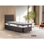 Resim Niron King Yatak Seti 80x180 Tek Kişilik Yatak Baza Başlık Takımı 