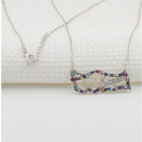 Resim 925 Gümüş Atatürk Imzalı Türkiye Haritası 925 Ayar Gümüş Kolye 