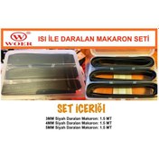 Resim WOER ısı ile daralan makaron Seti 3-4-5 mm (1.5mt her ölçüden) 