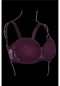 Resim 9350-c Selena Puff Cup Sütyen Mürdüm MÜRDÜM 