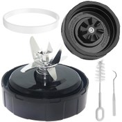 Resim Yuntech01 Ninja Blender Uyumlu 7-bıçaklı Set: Dondurulmuş Meyve Sebze Öğütme, Çelik Blades, 4 Parça Bıçak, Yedek Gasket, Temizlik Fırçası, Kaldırma Aracı 