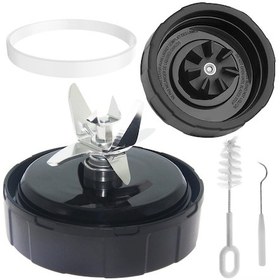 Resim Yuntech01 Ninja Blender Uyumlu 7-bıçaklı Set: Dondurulmuş Meyve Sebze Öğütme, Çelik Blades, 4 Parça Bıçak, Yedek Gasket, Temizlik Fırçası, Kaldırma Aracı 
