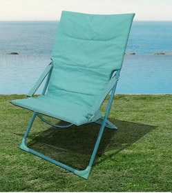 Resim Şezlong Katlanır Şezlong Plaj Sandalyesi Bahçe Koltuğu Şezlong 