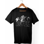 Resim Muggkuppa Ac Dc Çocuk Siyah T-shirt 